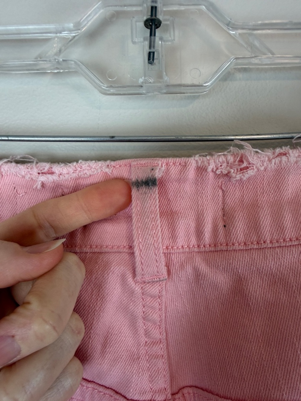 MAJESTIK NIRVANA FRAYED SUPER STACKED PINK RED Men’s 32 - Picture 9 of 16